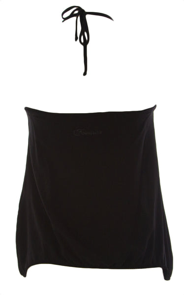 FORNARINA Women's Black Manu Bis Sequin Accent Halter Top Sz Small $210 NEW