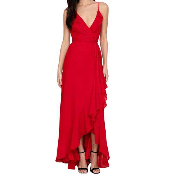 YUMI KIM Women's Red Meadow Maxi Dress #DR17244 NWT