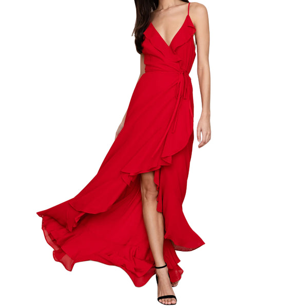 YUMI KIM Women's Red Meadow Maxi Dress #DR17244 NWT