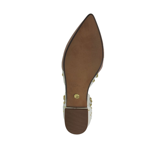 CECELIA New York Women's Bare Clear Alabaster Min Balerina Flats #QTK9528 8 NWT