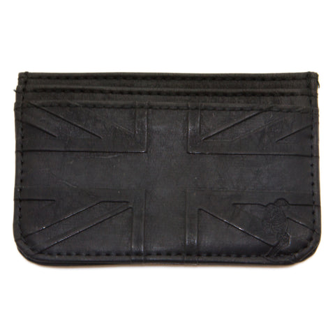 Religion Men's British Flag Credit Card Holder One Size Black