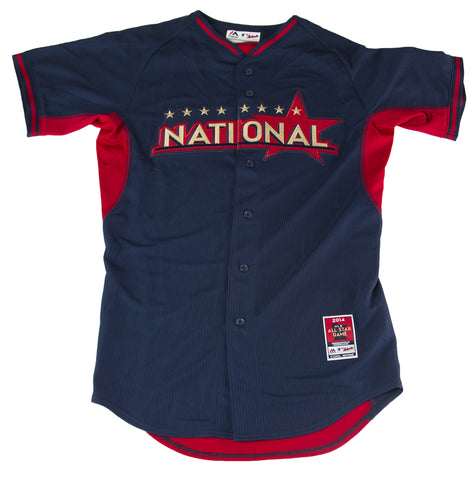 MAJESTIC Men's Navy National 2014 All Star Game Jersey 380A $100 NWOT