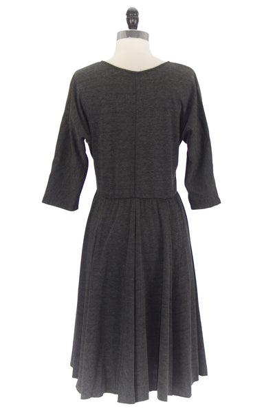 VON VONNI Women's Gray Piper A-Line Dress with Full Skirt $180 NEW