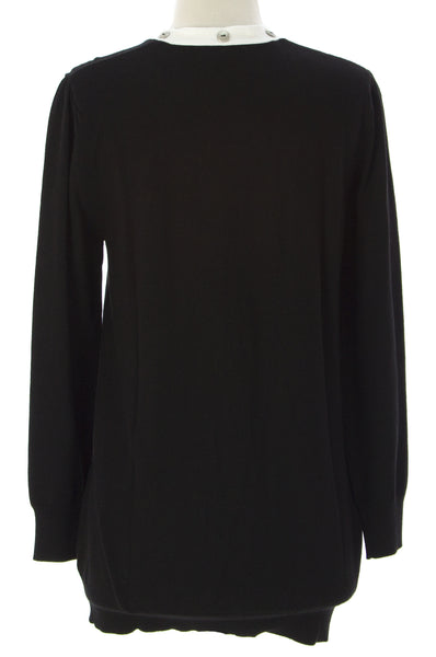 PRIORITIES Women's Black Reagan Open Front Cardigan #4364FPR $115 NEW