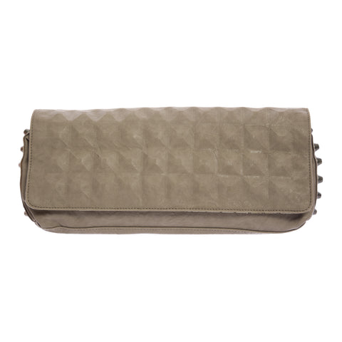 RELIGION Women's Stone Defence Faux Leather Clutch Bag NA1098 $105 NWT