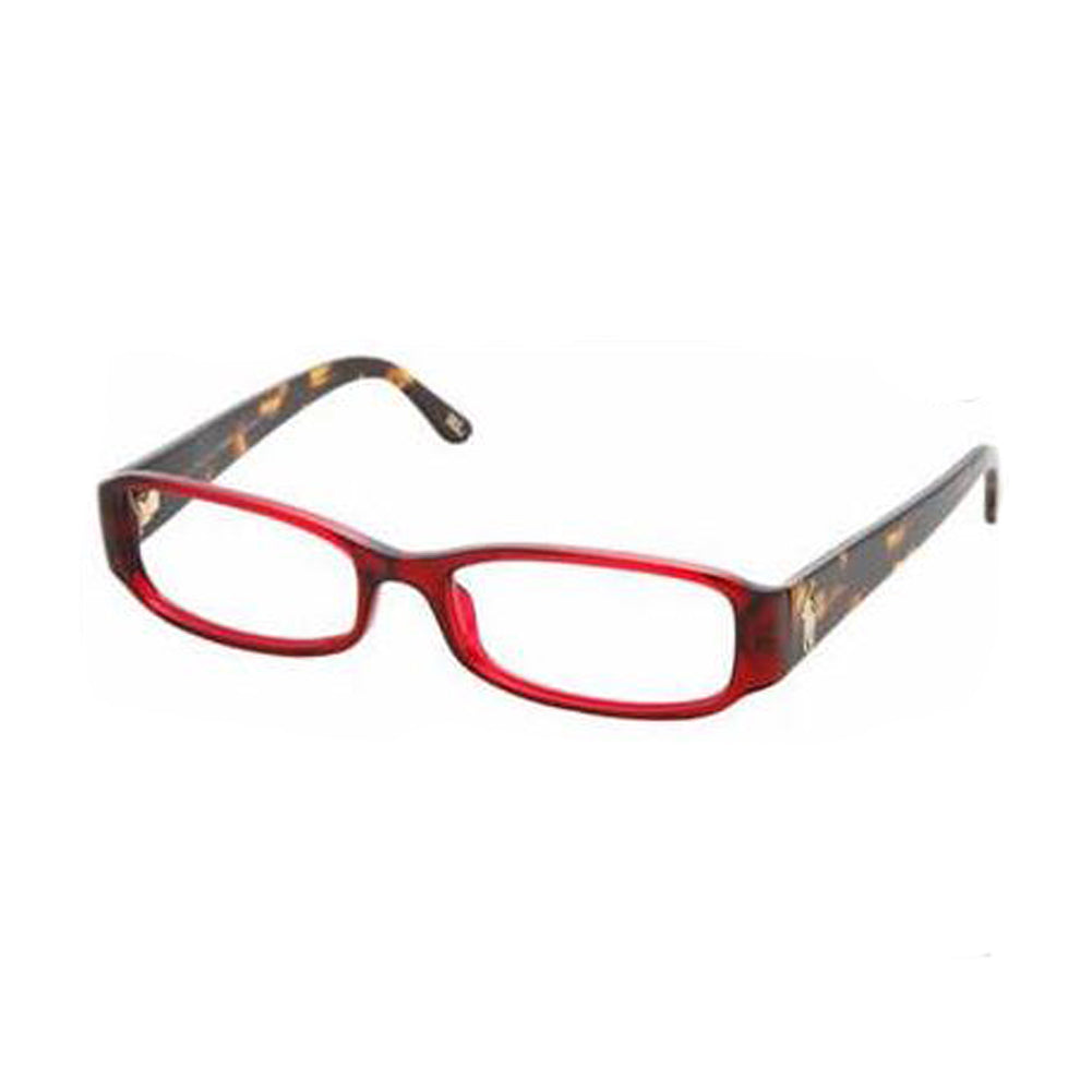 Ralph Lauren Transparent Magenta Rectangular Eyeglass Frames 53mm RL6045 NEW