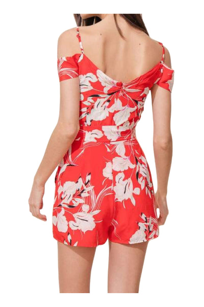 YUMI KIM Women's Bay Breeze Red Rock The Boat Romper #RM17065 Small NWT