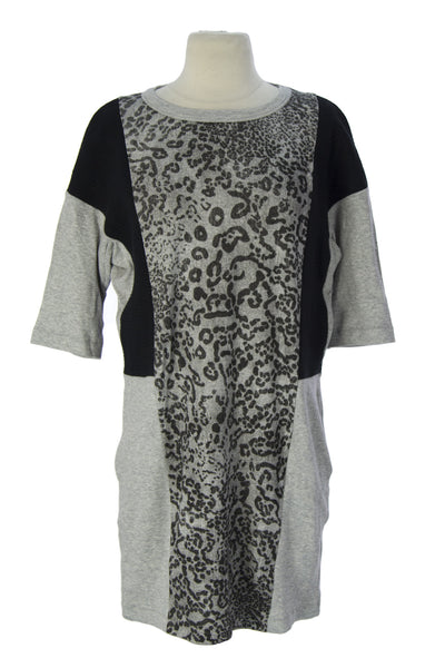 SURFACE TO AIR Women's Grey Melange + Black Rola Dress $220 NEW