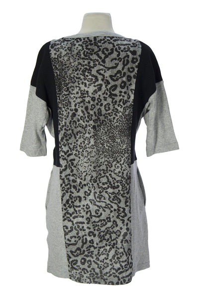 SURFACE TO AIR Women's Grey Melange + Black Rola Dress $220 NEW