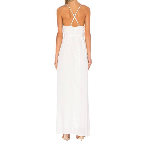 YUMI KIM Women's White Rush Hour Maxi Dress #DR1478 Large NWT