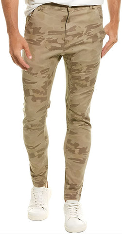 NENA&PASADENA Men's Beige Camo Sand Pants #NPMFP002 NWT