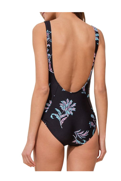 YUMI KIM Women's Lady Slipper Black Mai Thai  Swimsuit #SW122 Medium NWT