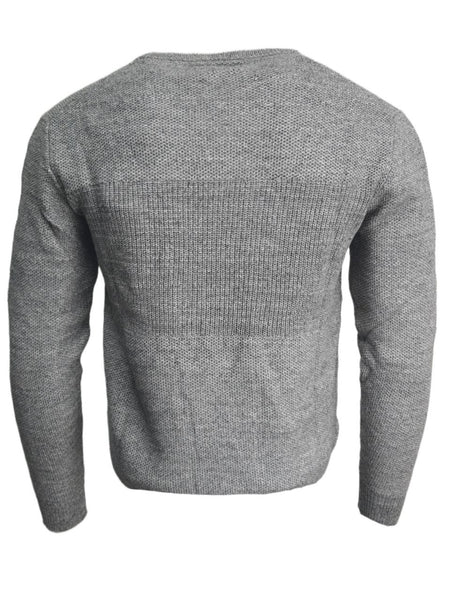 GRAYERS Men's Grey Heather Round Neck Cotton Sweater #S001117 Medium NWT
