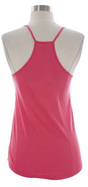 NAILA Women's Peach Spaghetti Strap Racerback Tank Top TopPEAH $70 NEW