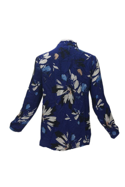 YUMI KIM Women's Sienna Fiesta Navy Victorian Top #Tp16334 Medium NWT