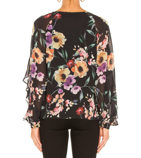 YUMI KIM Women's Lake Side Black Sabrina Top #TP18247 NWT