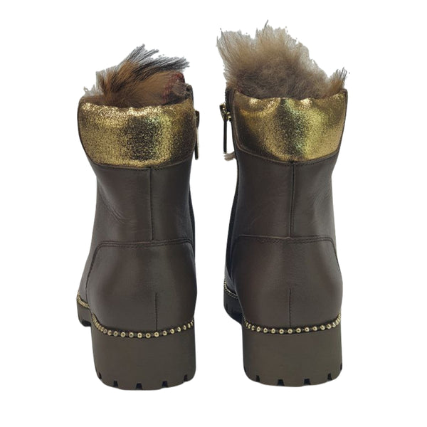 CECELIA New York Women's Mustang Trekker Boots #QTM4046 NWT