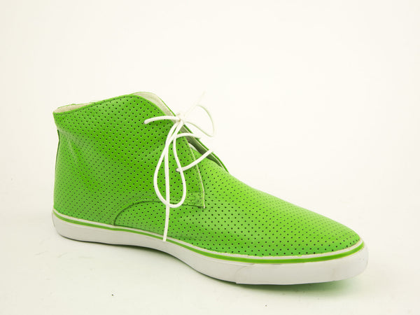 Schmoove Men's Leather Union Desert Hi Top Sneakers