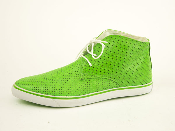 Schmoove Men's Leather Union Desert Hi Top Sneakers