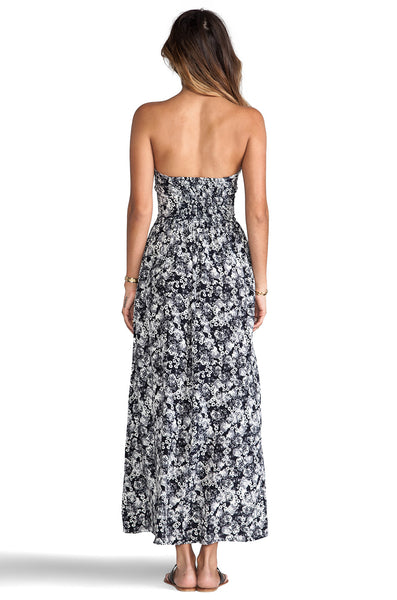 ZINKE Women's Black/White Floral Zoe Convertible Cover up Dress $215 NEW